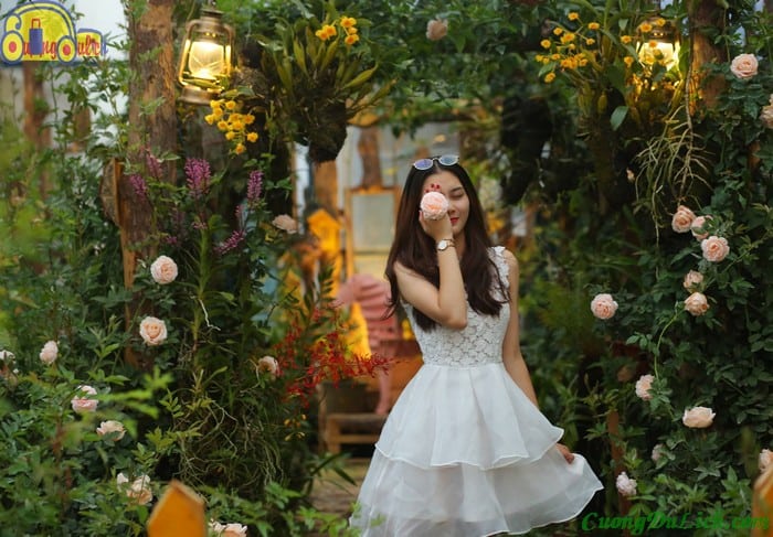 Translation: "Discover the top 50+ most beautiful and romantic cafes in Da Lat"